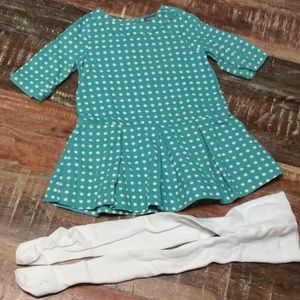 $2 for 8 / Gap toddler dress with tights